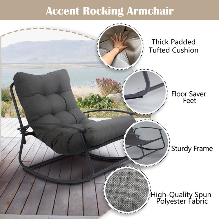 Indira outdoor modern best sale patio chair wrought studio